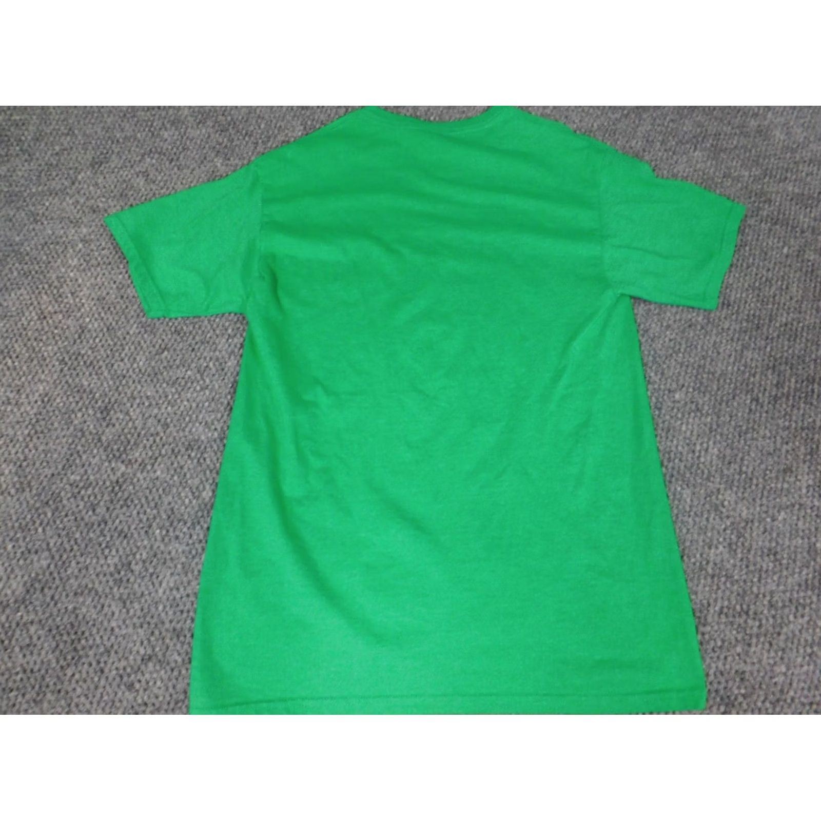 Jerzees JERZEES Shirt Mens T-Shirt Short Sleeve Crew Neck Green Cotton Knit Logo Medium M Vintage No Size US M / EU 48-50 / 2 - 7 Thumbnail