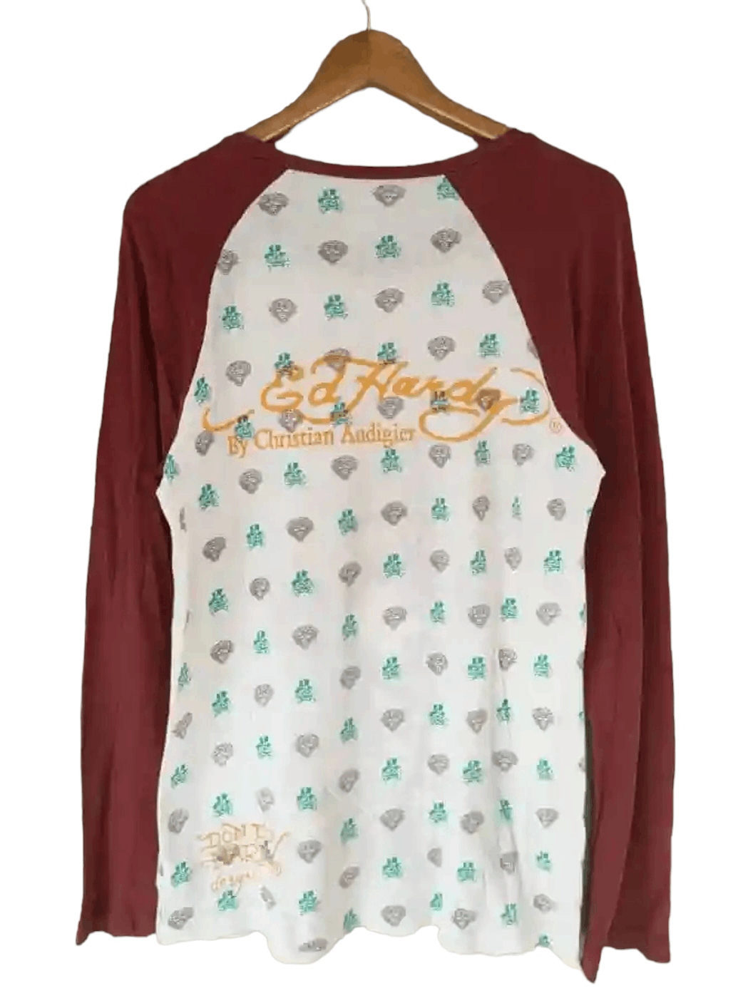 Ed Hardy ❎ Ed Hardy Overprint T Size M / US 6-8 / IT 42-44 - 2 Thumbnail
