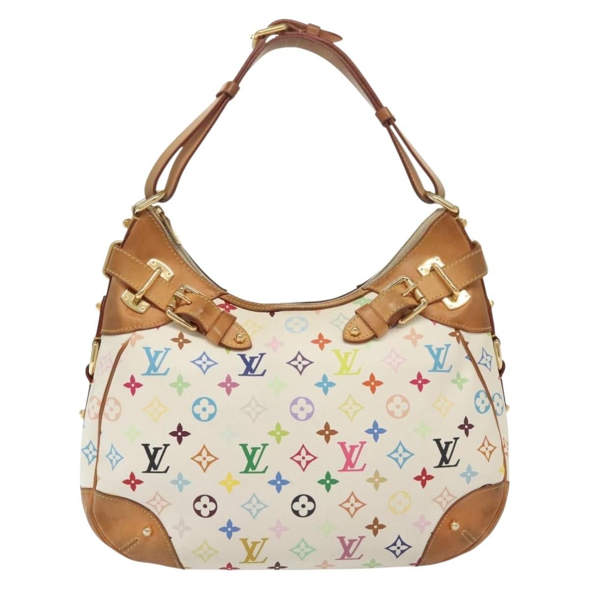 Louis Vuitton LOUIS VUITTON Monogram Multicolor Greta Hand Bag White Size ONE SIZE - 2 Thumbnail