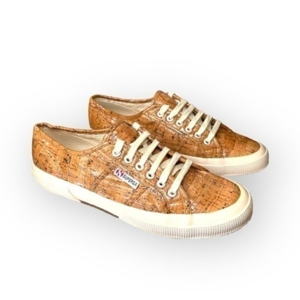 Superga SUPERGA Shiny Cork Sneakers NWOT, Unisex Size EU 41 Size US 9 / IT 39 - 1 Thumbnail