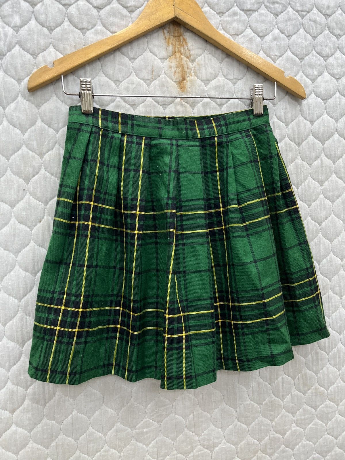 Seditionaries 🔥🔥🔥ARCHIVE SUPER LOVERS ROCK GREEN TARTAN PUNK SKIRTS Size 25" / US 0 / IT 36 - 7 Thumbnail