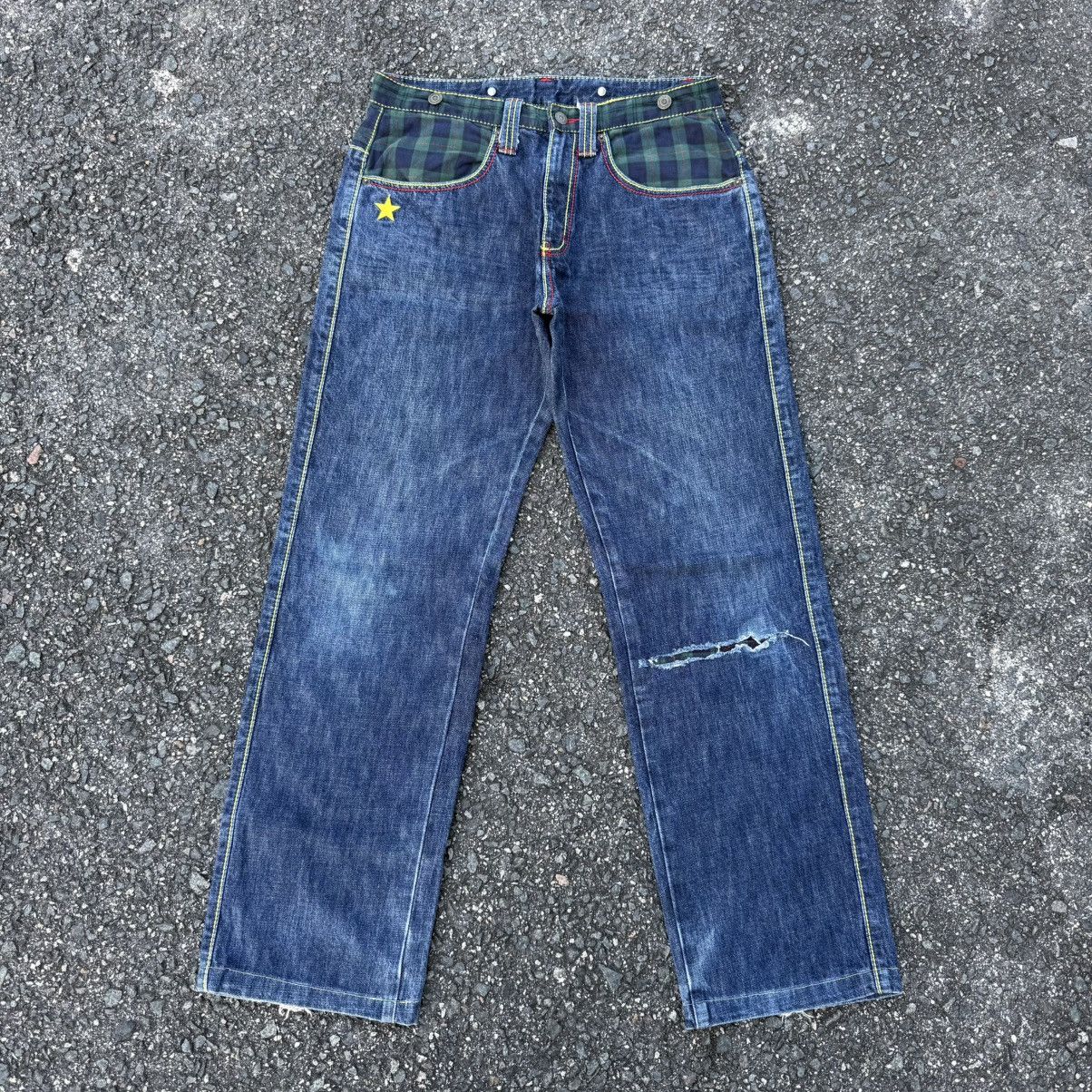 Japanese Brand vintage japanese sunplan denim jean pants Size US 33 - 3 Thumbnail