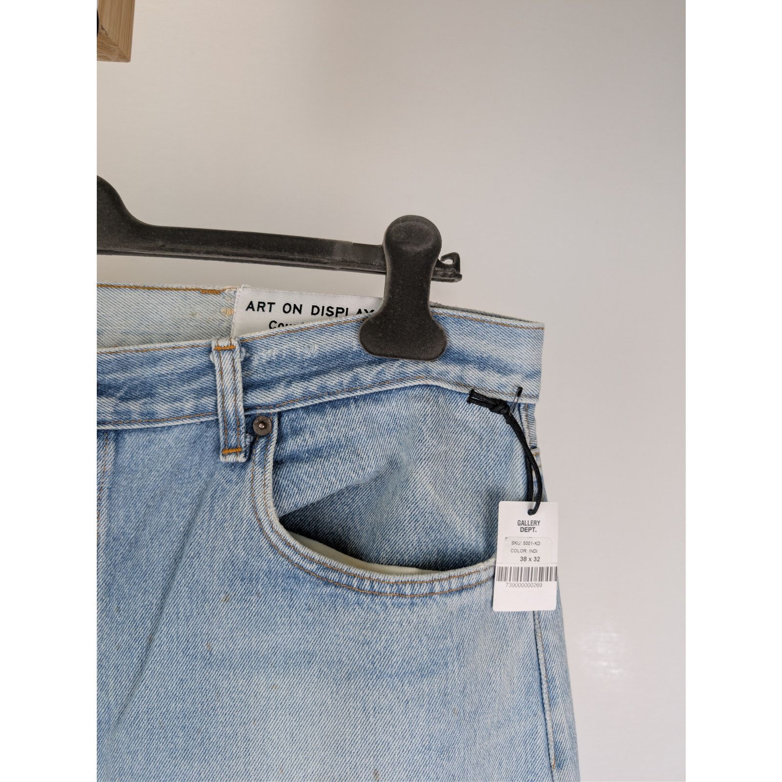 Gallery Dept. o1rshd1 Ken Reworked Vintage Ripped Destory Denim Jeans Size US 38 / EU 54 - 5 Thumbnail