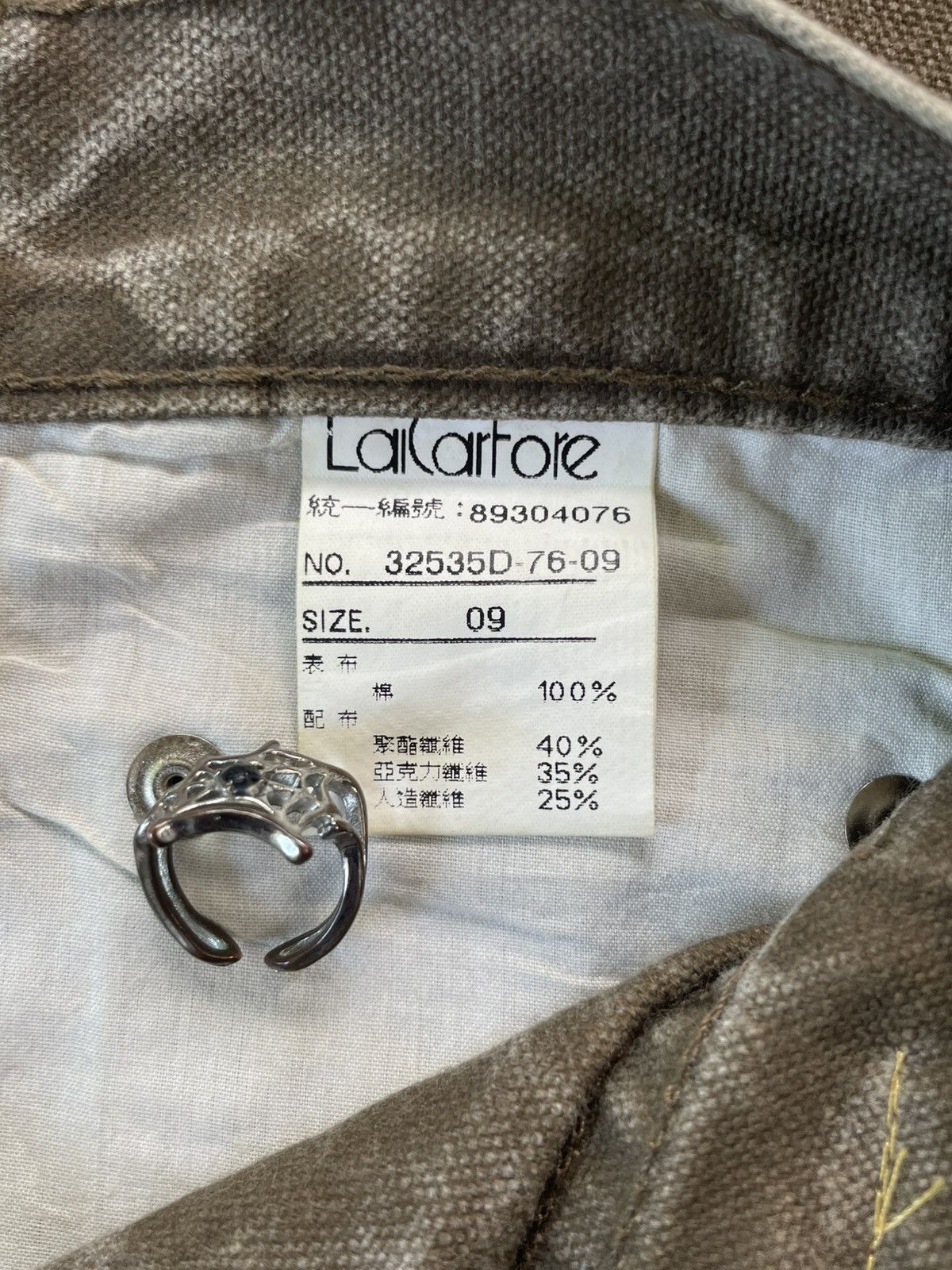 Japanese Brand 💥Y2k Crazy Whisker Flare💥 Japanese Brand Flower Embroidery Size US 31 - 9 Thumbnail