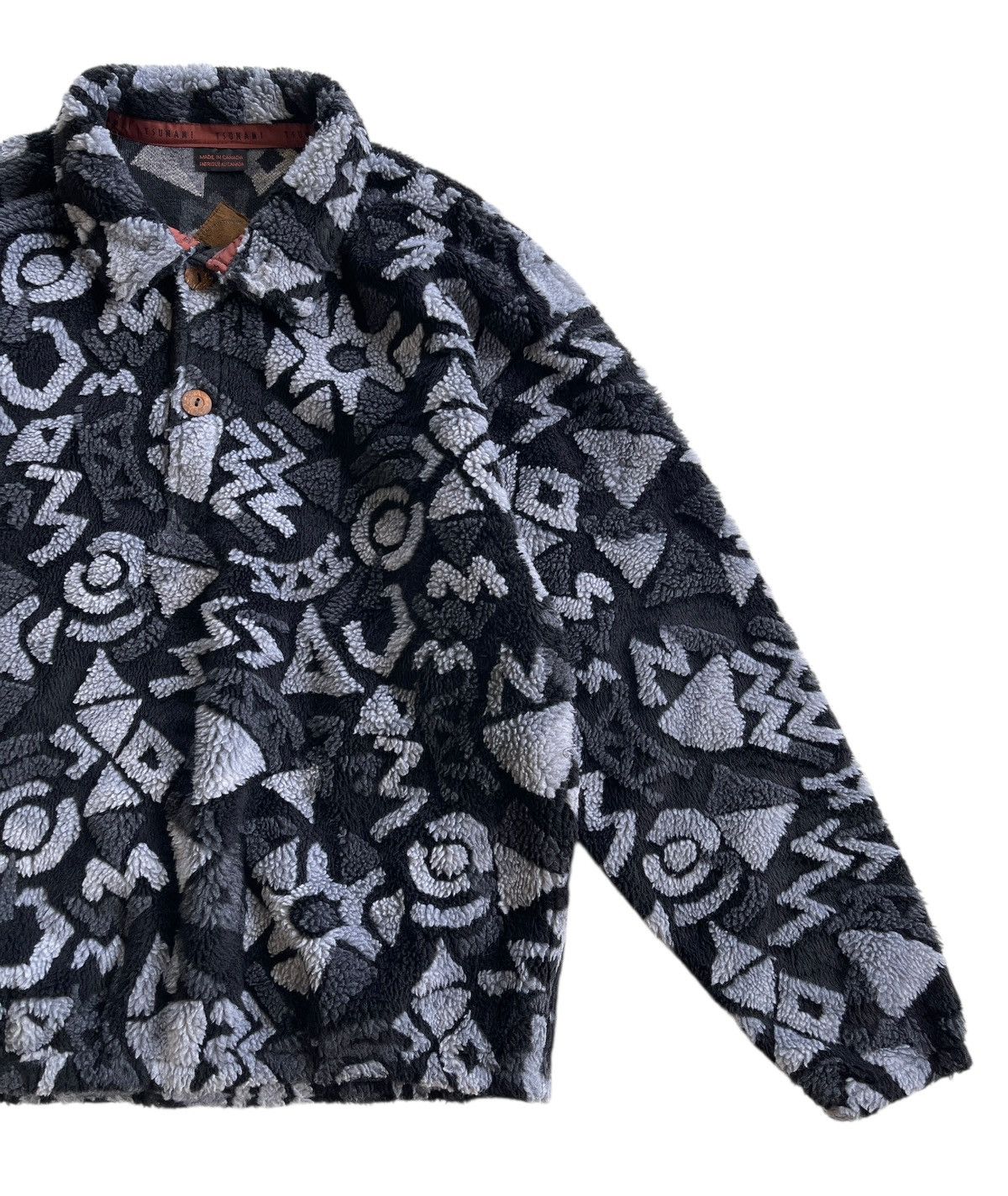 Vintage Vintage Canada Tsunami 3D Print Fleece Pullover Streetwear Size US S / EU 44-46 / 1 - 6 Thumbnail