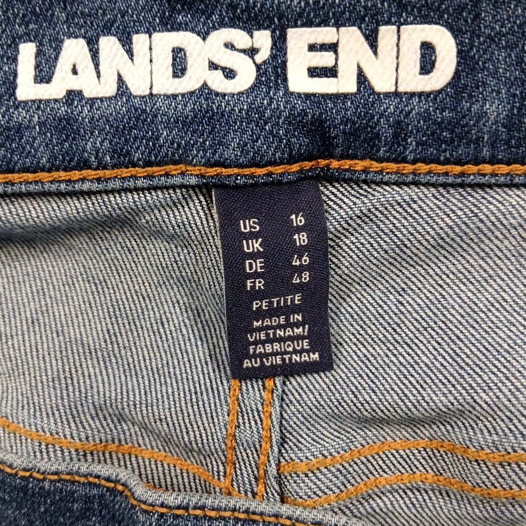 Lands' End VINTAGE Lands' End Jeans Size 38" / US 16 / IT 52 - 4 Thumbnail