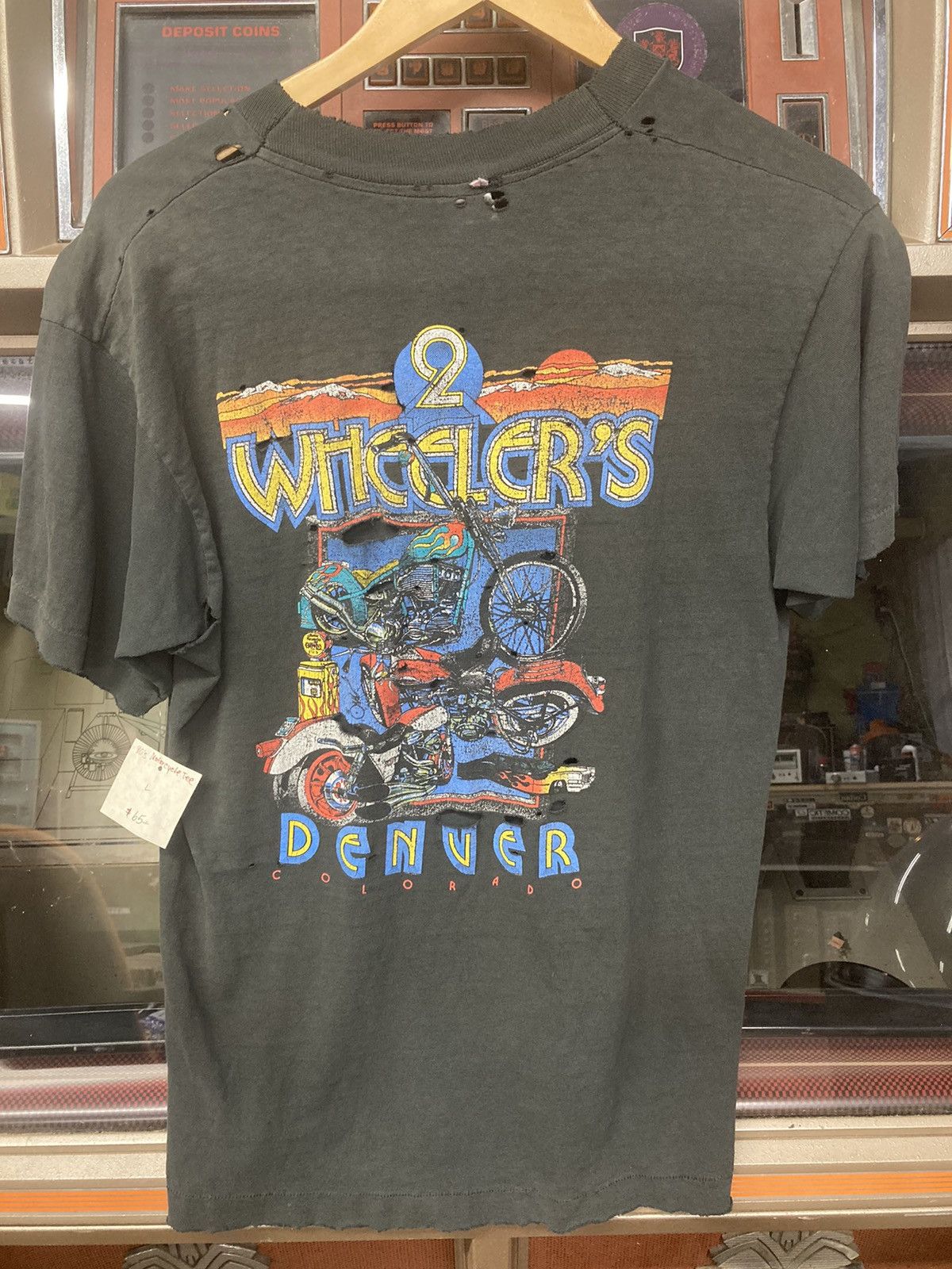 Fruit Of The Loom 90’s “2 Wheeler’s Denver, Colorado” T Size US M / EU 48-50 / 2 - 2 Thumbnail