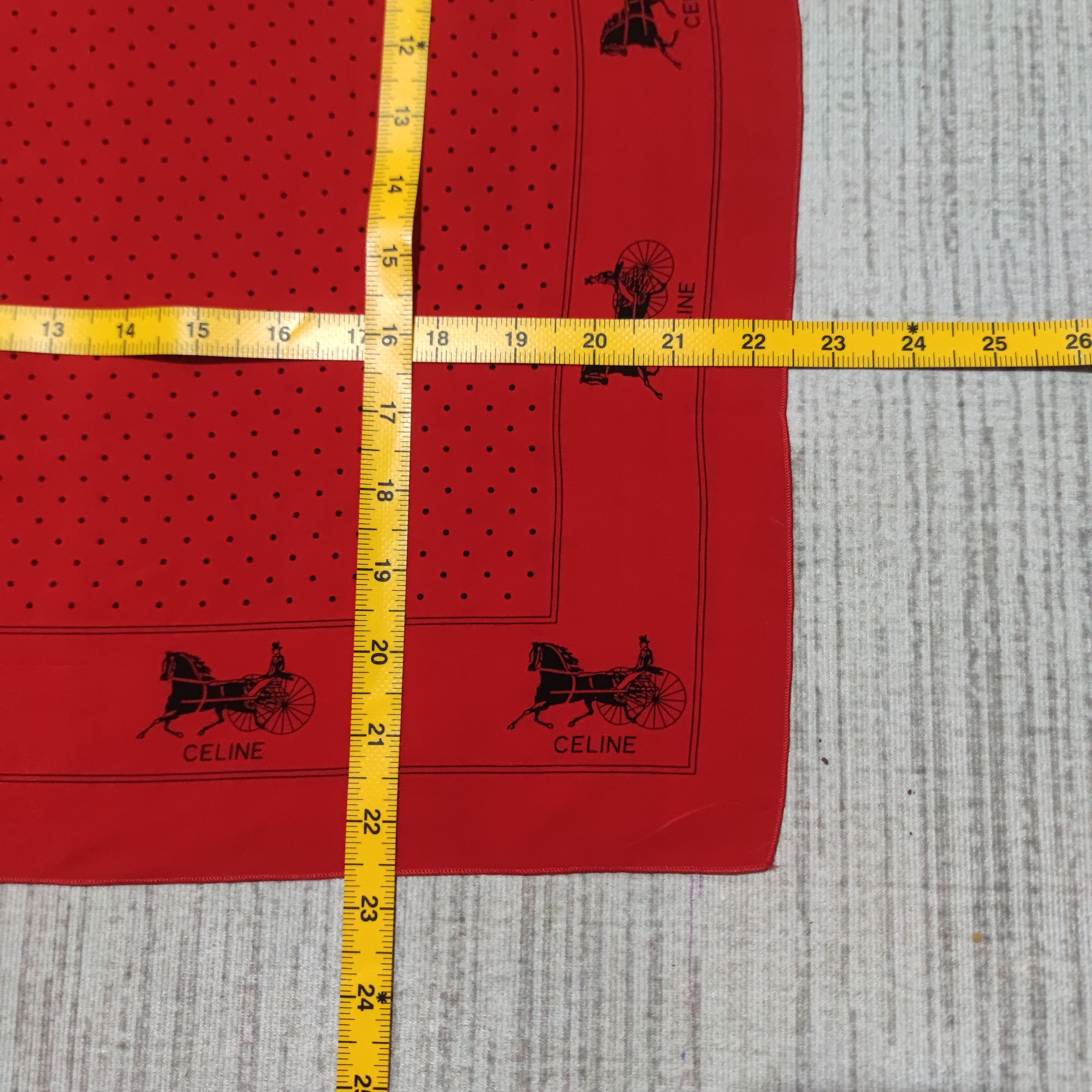 Celine CELINE SILK HANDKERCHIEF/TWILLY MADE IN ITALY Size ONE SIZE - 3 Thumbnail