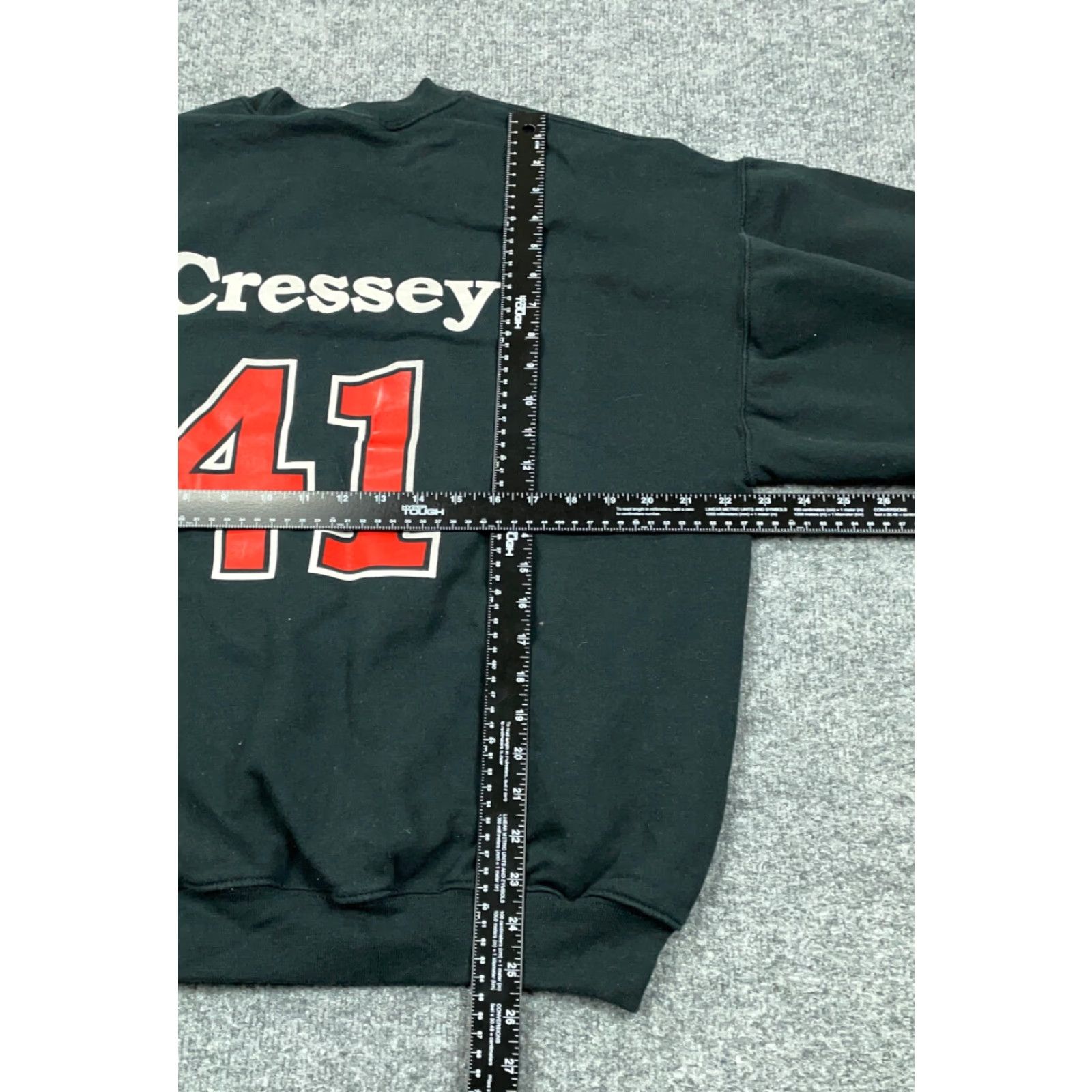 Jerzees Jerzees Sweatshirt Adult Large Black Hockey Double Sided Print Tawas Tornados Michigan School Size US L / EU 52-54 / 3 - 4 Thumbnail