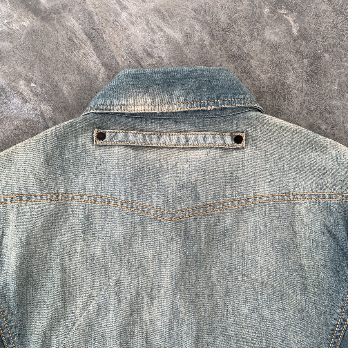 Tornado Mart Tornado Mart Mud Wash Roll Up Chambray Shirt Size US L / EU 52-54 / 3 - 11 Thumbnail