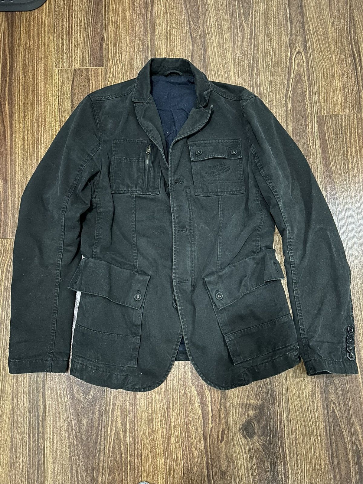Diesel Diesel 3-Button Twill Blazer Sport Coat Jacket Size US S / EU 44-46 / 1 - 1 Thumbnail