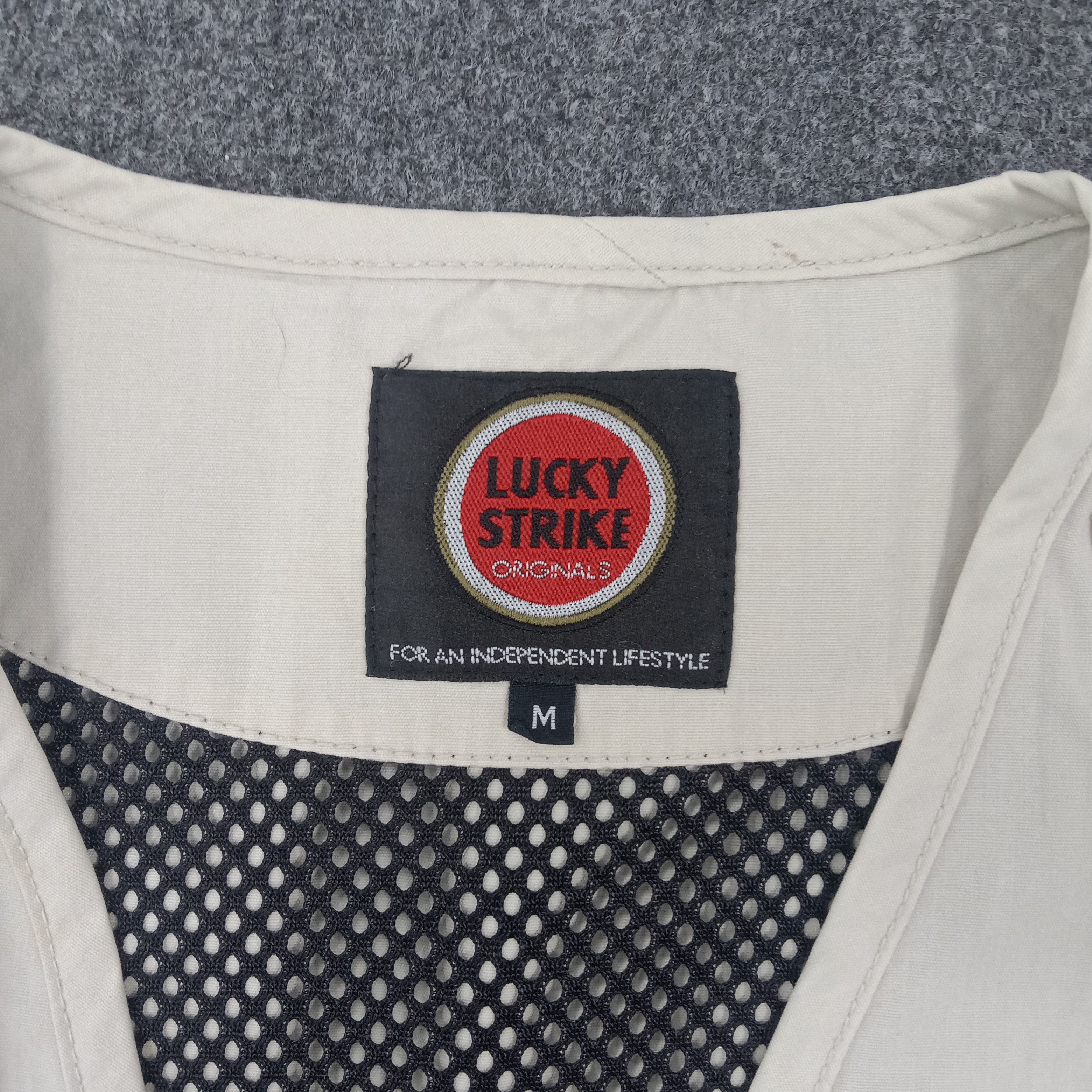 Honda × Vintage Lucky Strike X Mugen Honda Japanese Custom Art Vest Jacket Size US M / EU 48-50 / 2 - 5 Thumbnail