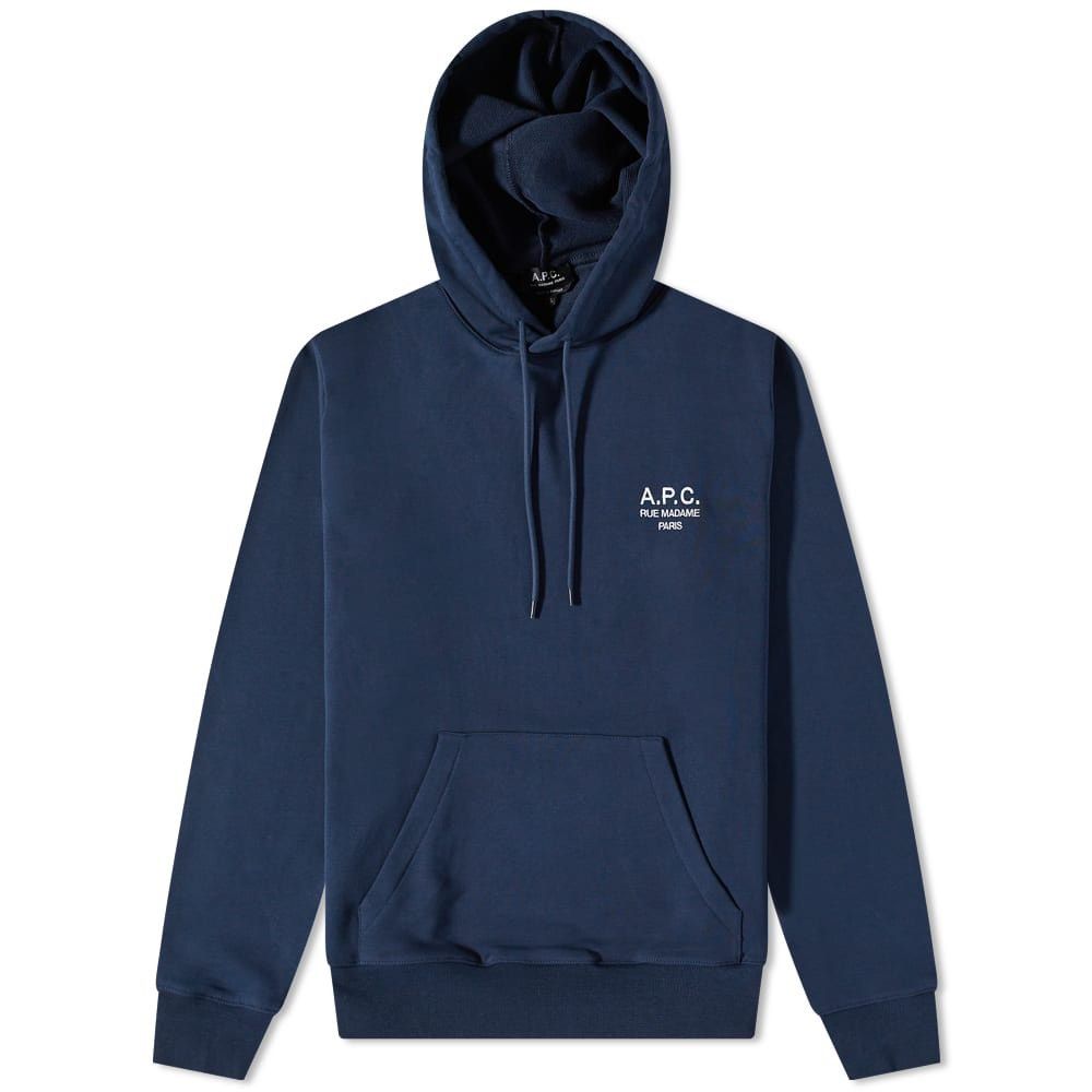 A.P.C. Marvin Pullover Hoodie Navy