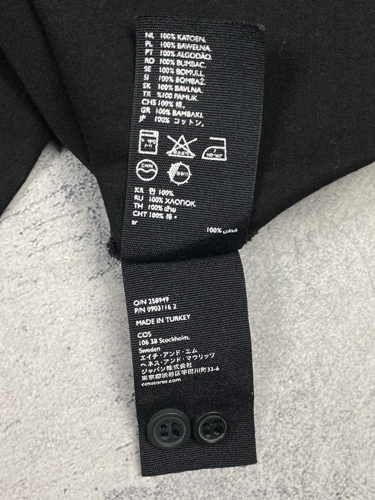Designer × H&M Cos Designer Casual Button Up Long Sleeve Shirt Size L / US 10 / IT 46 - 10 Thumbnail