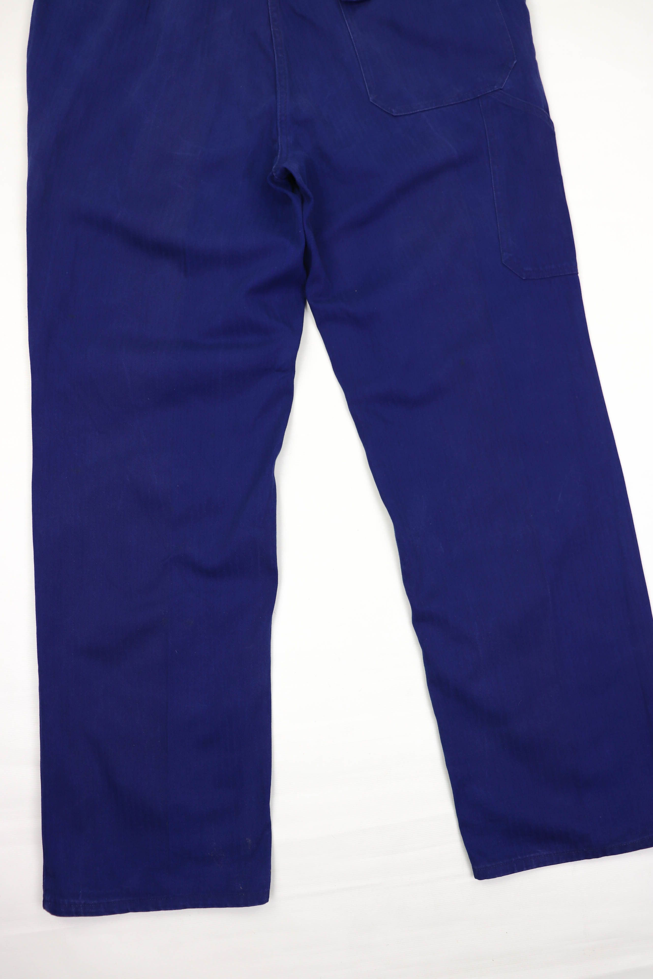 Vintage Vintage French Workers SANFOR Blue Cotton Chore Pants Size US 40 / EU 56 - 8 Thumbnail