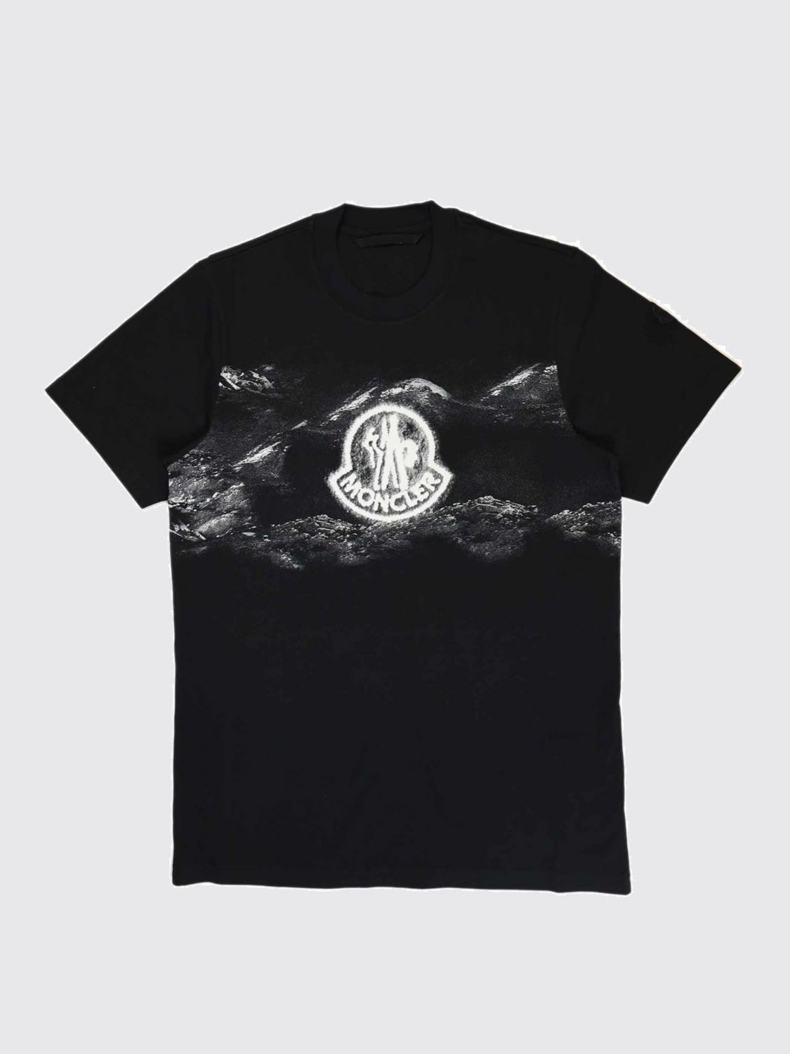 image of Moncler T-Shirt Men Black (Size XL)