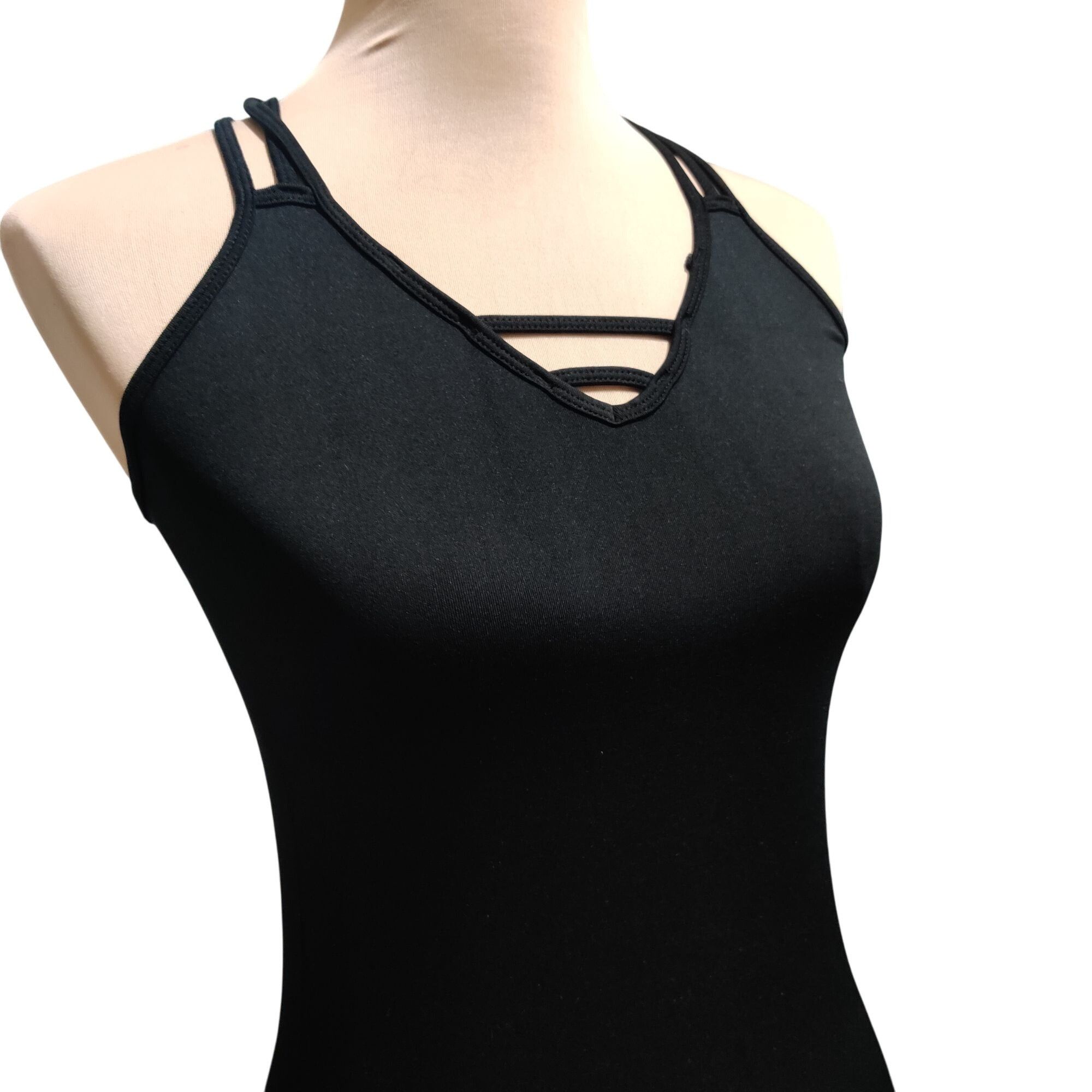 Other Love Charm one size junior womens tank top black seamless st Size ONE SIZE - 3 Thumbnail
