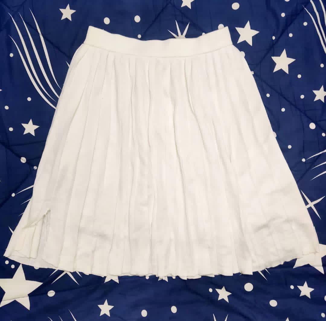 image of YVES Saint Laurent Skirt in White, Women's (Size 24)