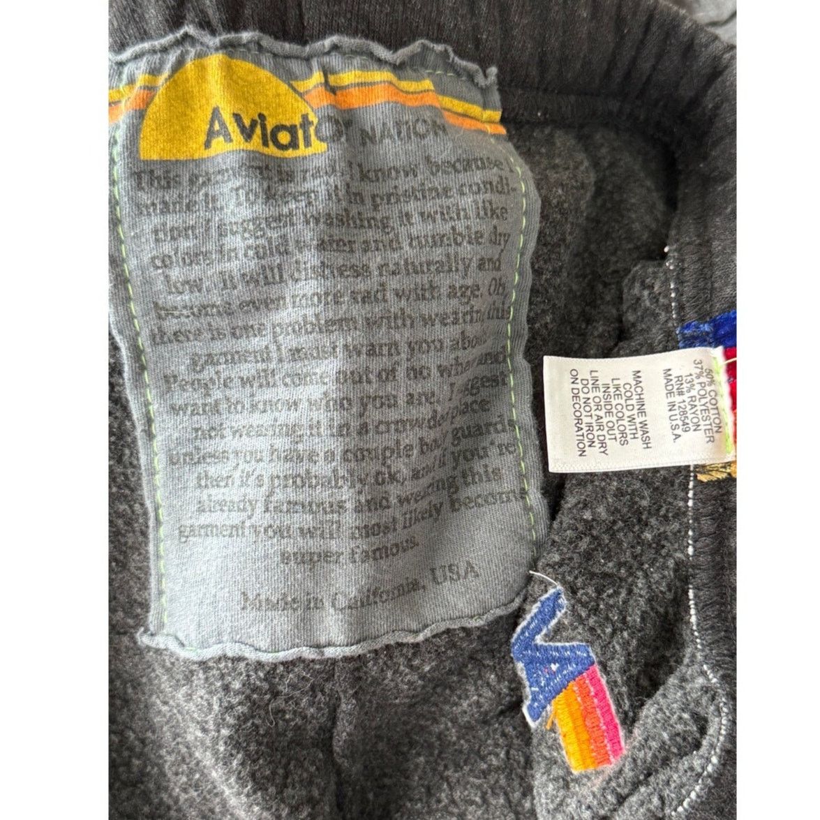 Aviator Nation 2010s Aviator Nation Rainbow Stripe Hoodie Jogger Set S/L Size S / US 4 / IT 40 - 10 Thumbnail