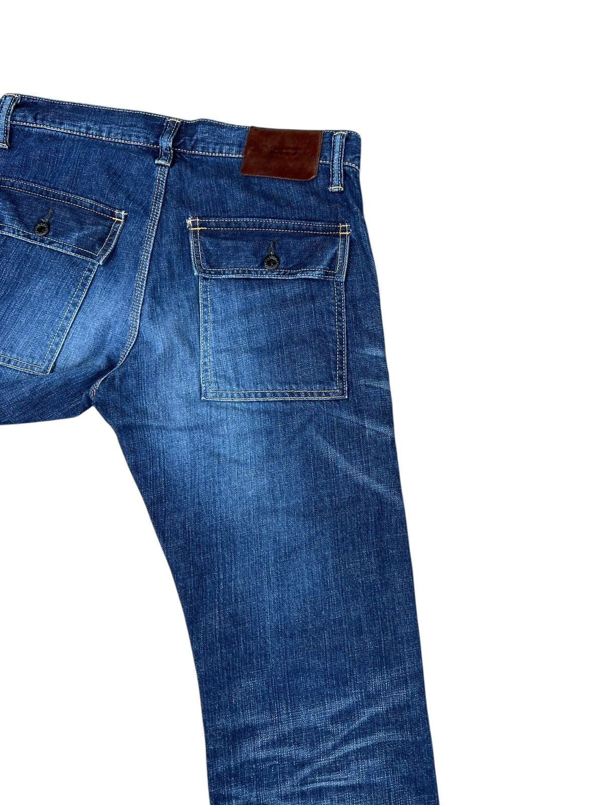 Shellac Acoustic Japan Bush Denim Jeans Size US 31 - 18 Thumbnail