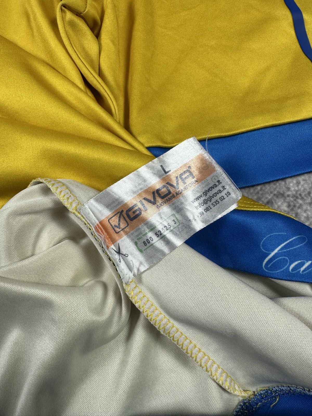 Vintage Givova Calcio Catania Soccer Jersey Streetwear Rare Casual L Size US L / EU 52-54 / 3 - 6 Thumbnail