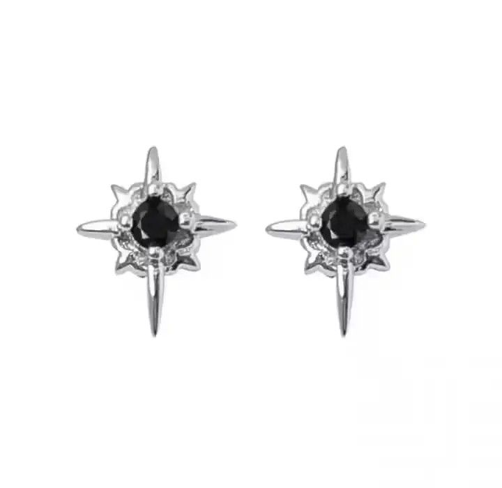 Vintage Retro punk earrings （1pairs） Size ONE SIZE - 3 Thumbnail