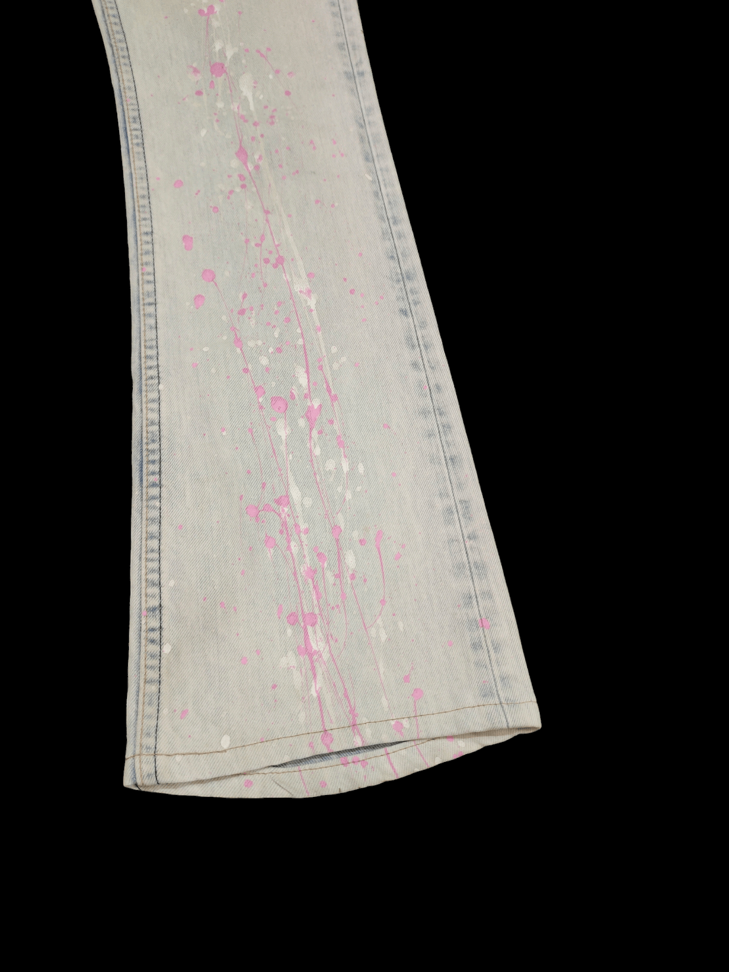Hysteric Glamour Flare Jeans Levis Painted Low Rise Denim Jeans Boot Cut Size US 28 / EU 44 - 8 Thumbnail
