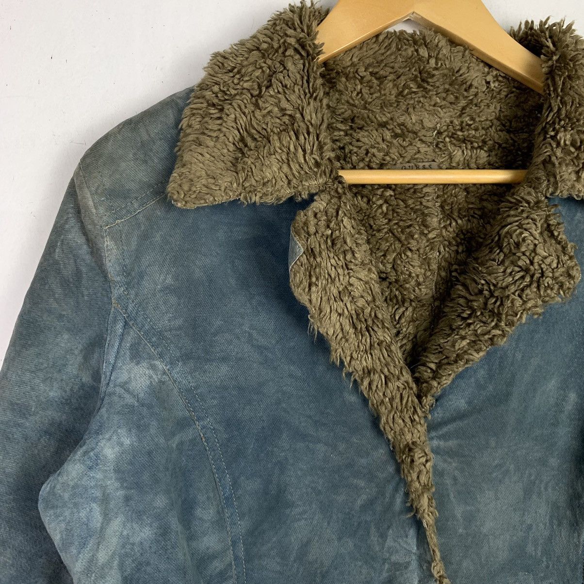 Guess × Vintage Vintage Guess Blue Sherpa Jacket Size US M / EU 48-50 / 2 - 5 Thumbnail