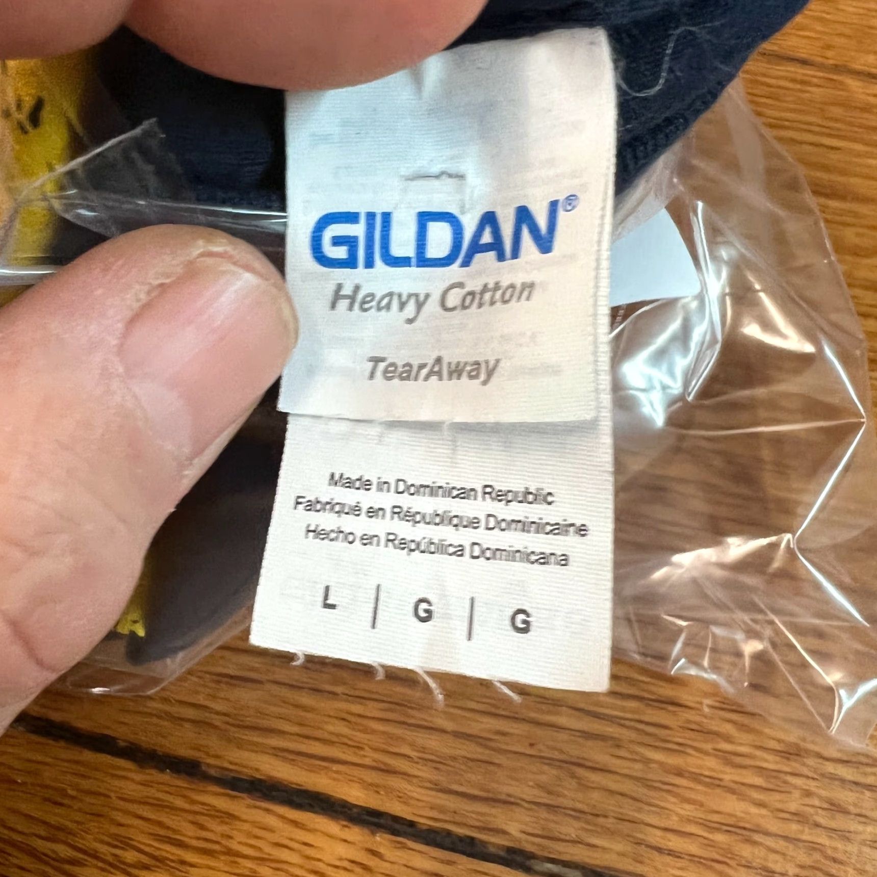 Gildan Gildan Farmer's Food Pyramid Mens T Shirt Blue L Heavy Cotton Graphic Short Sleeve Crew Neck Regular Fit Size US L / EU 52-54 / 3 - 4 Thumbnail