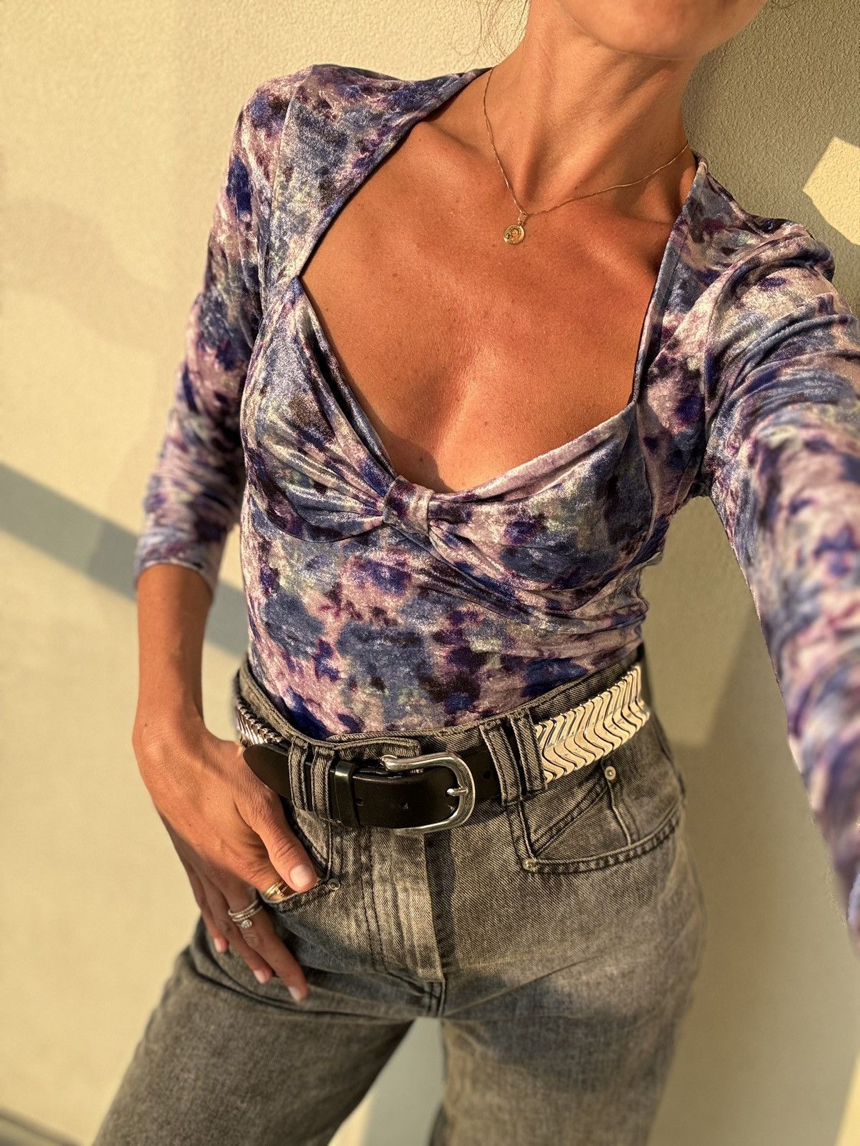 Isabel Marant Isabel Marant Gubaia velvet runway top Size XS / US 0-2 / IT 36-38 - 1 Thumbnail