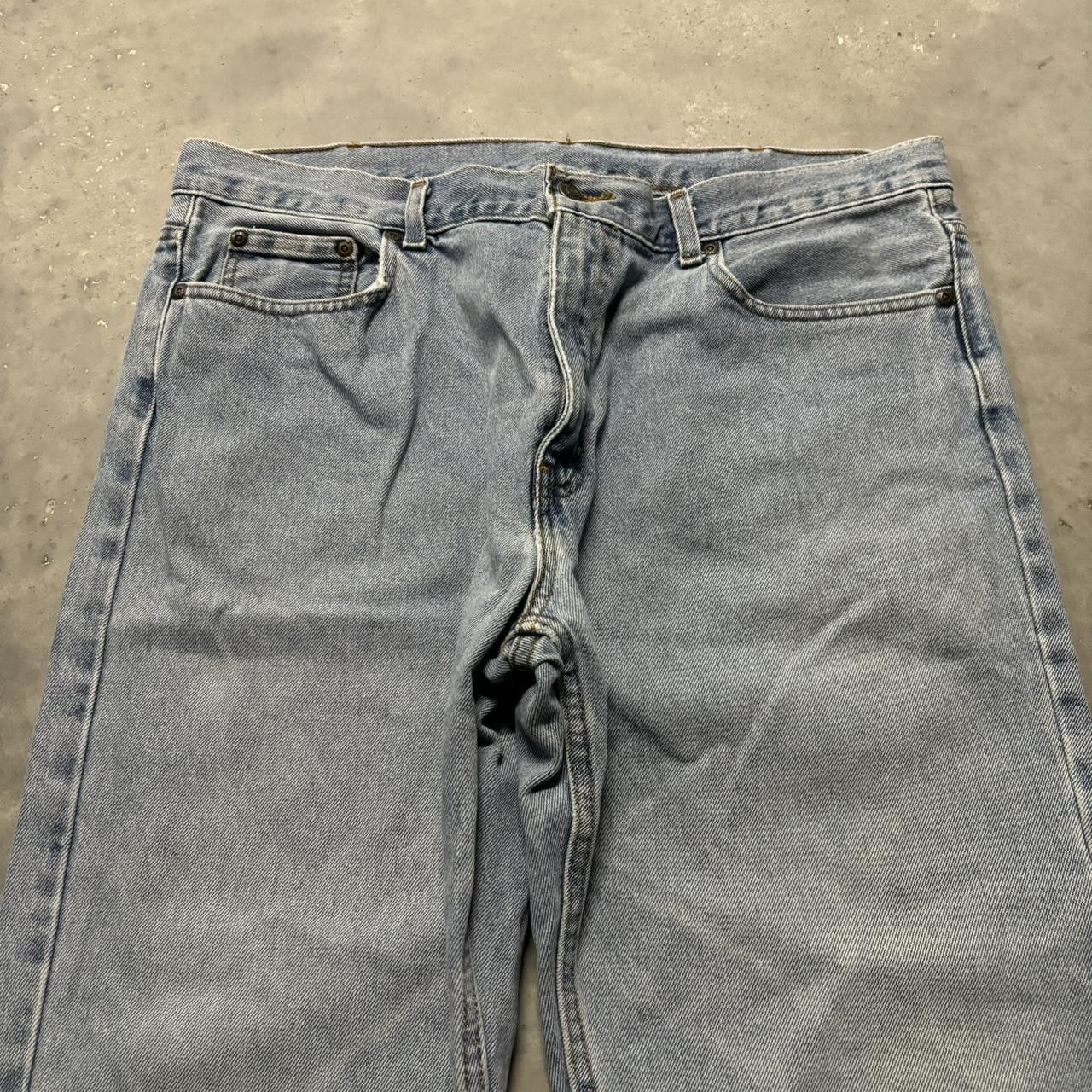 Japanese Brand × Vintage Crazy Vintage Y2K/2000s Light Wash Essential Denim Jeans! Size US 36 / EU 52 - 5 Thumbnail