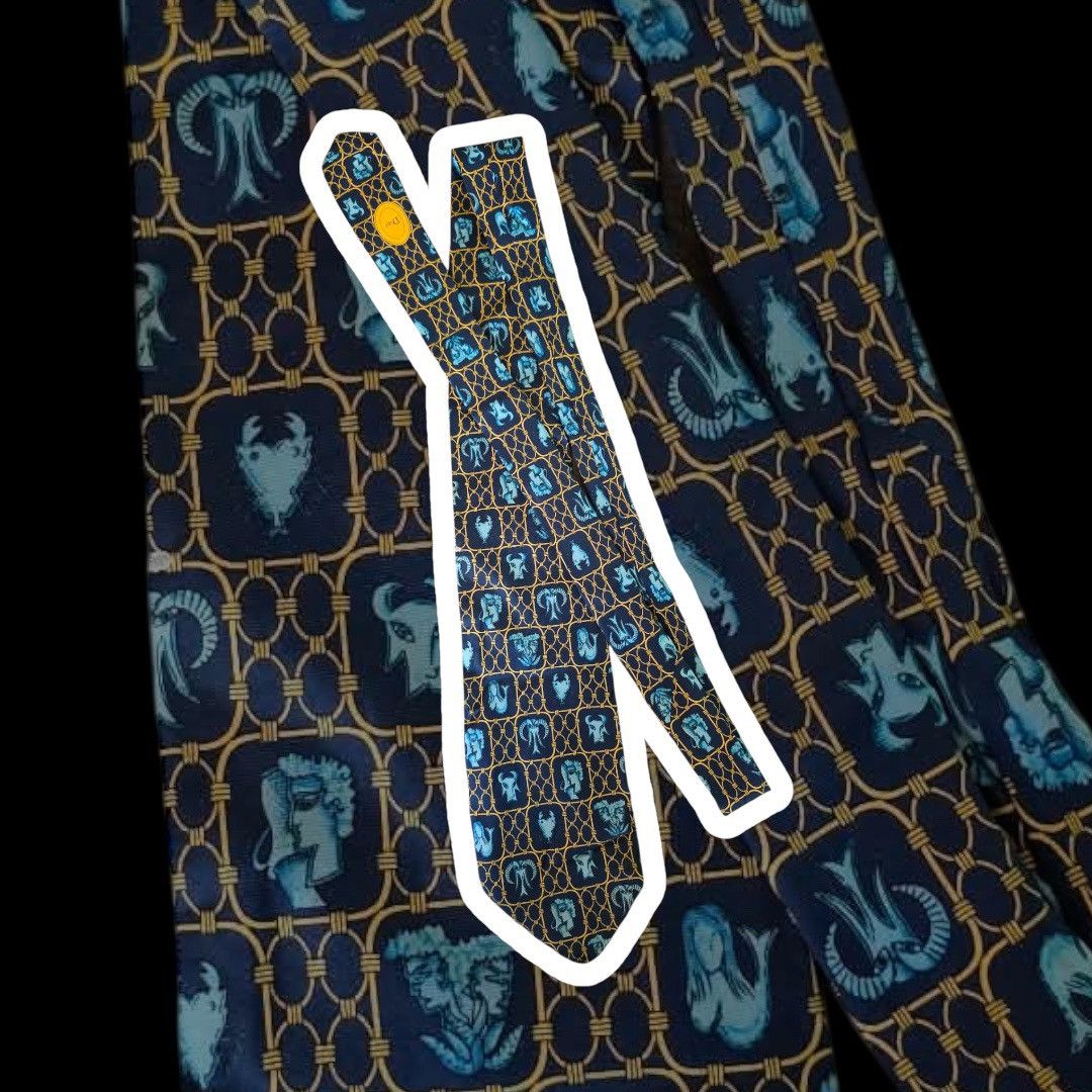 Christian Dior Monsieur Christian Dior Vintage 70s premium tie vintage Size ONE SIZE - 2 Thumbnail