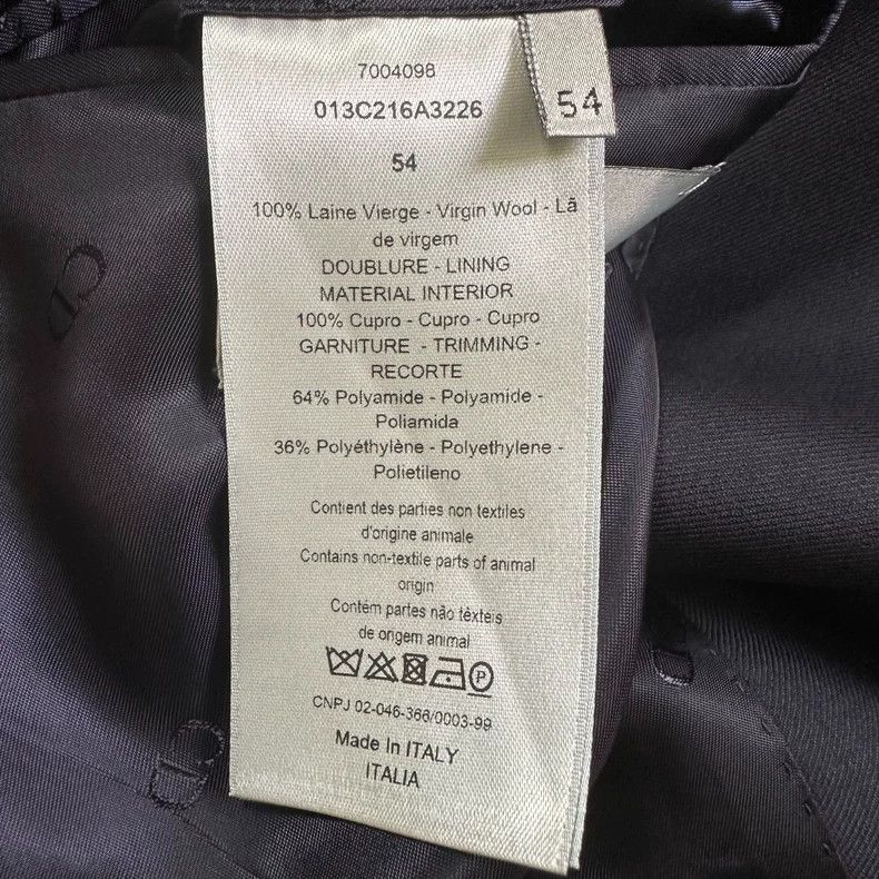 Dior Dior Ribbon strap logo wool suit suit Size US L / EU 52-54 / 3 - 6 Thumbnail