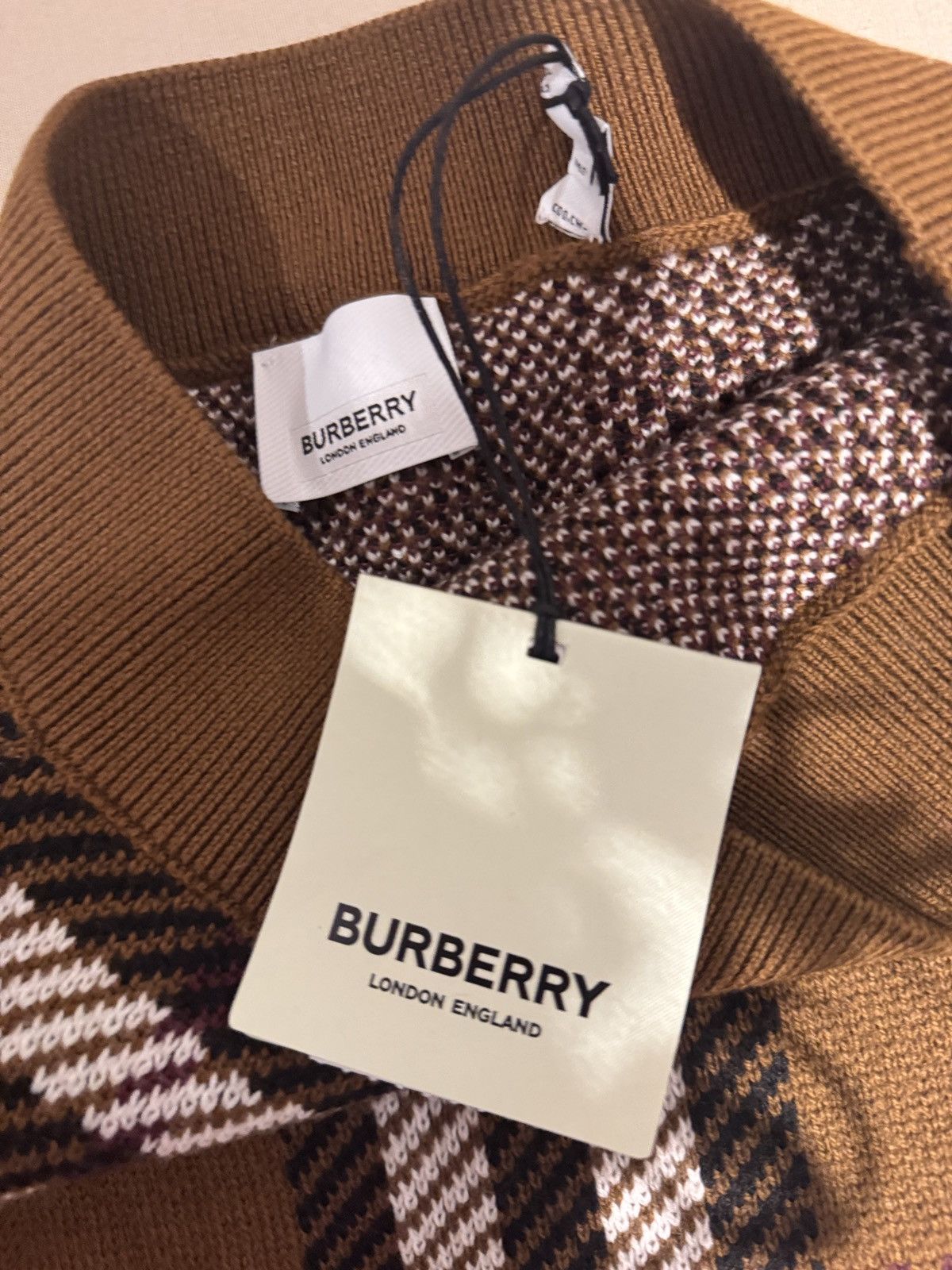 Burberry × Burberry Prorsum Burberry Exaggerated Check jacquard mini skirt Size 25" / US 0 / IT 36 - 10 Thumbnail