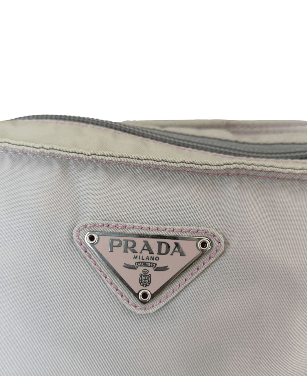 Prada Prada Sling Bag Pink Threading with Pink Logo Size ONE SIZE - 13 Thumbnail