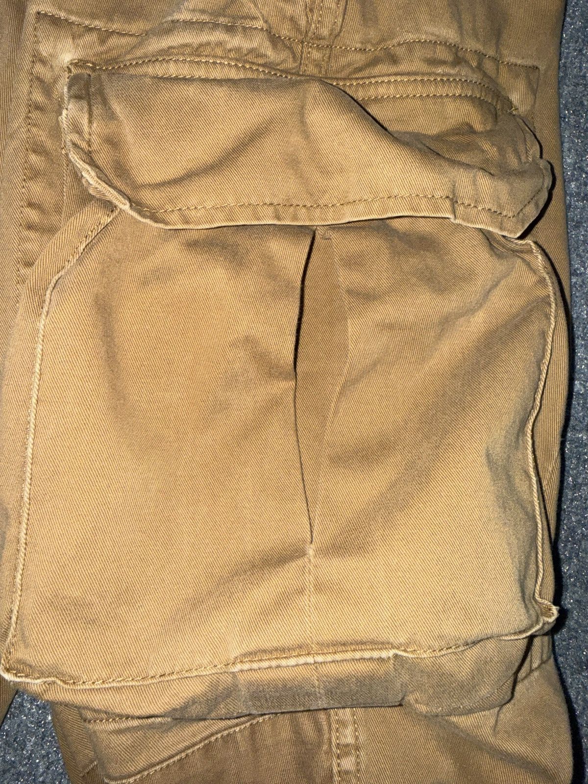 Polo Ralph Lauren Vintage Polo Ralph Lauren Cargo Pants Tan 31x32 Size US 31 - 2 Thumbnail