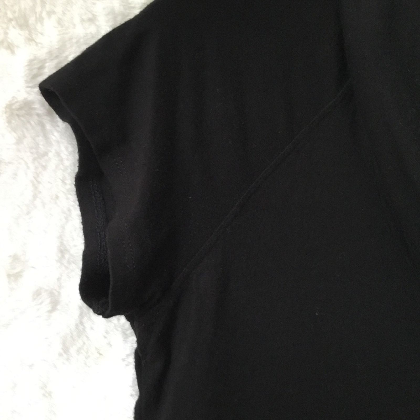 Other Tahari Black Short-Sleeve Cowl Neck Top Size S / US 4 / IT 40 - 5 Thumbnail