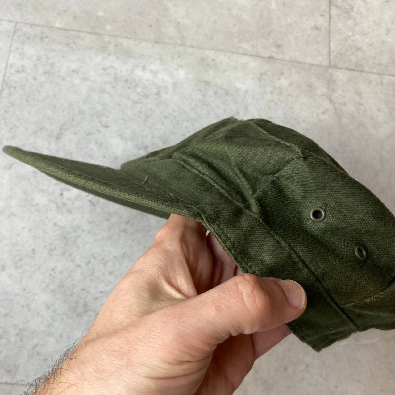 Vintage Vintage 80s Military Utility Cap USA NATO Size XL Size ONE SIZE - 5 Thumbnail