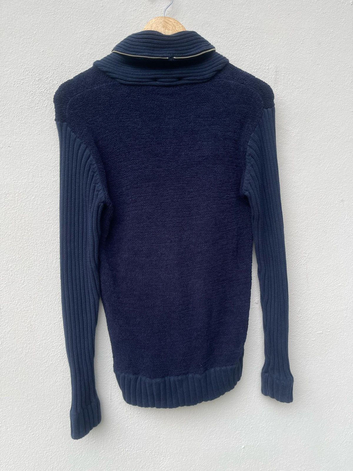 Designer × Japanese Brand × Takeo Kikuchi Takeo Kikuchi Knit Full Zipper Hoodie Jacket Size XS / US 0-2 / IT 36-38 - 18 Thumbnail