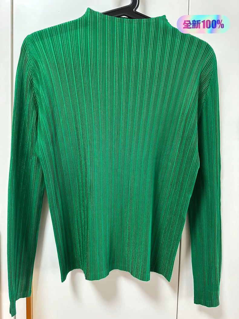 Issey Miyake issey miyake size:3 Green pleated coat Size XXS / US 00 / IT 34 - 1 Thumbnail