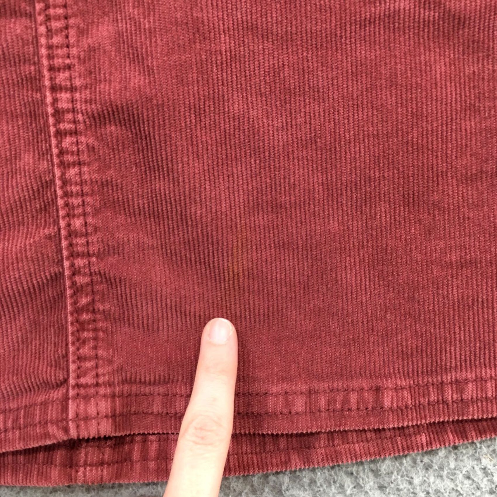 American Eagle Outfitters American Eagle Outfitters Skirt Womens 8R A-Line Corduroy Burgundy Zip Fly Short Moisture? Size 30" / US 8 / IT 44 - 7 Thumbnail