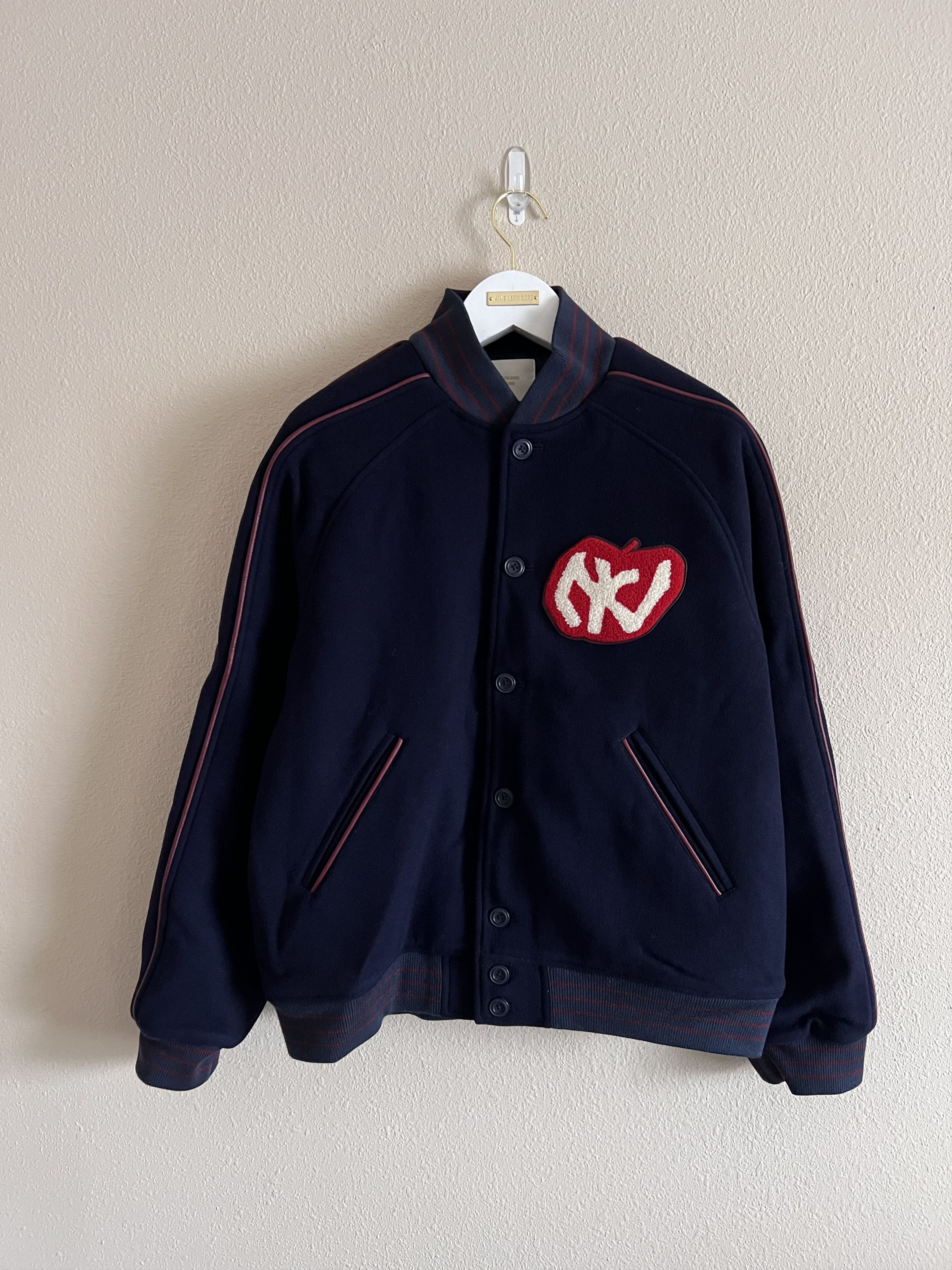 Aime Leon Dore Aime Leon Dore The Alumni Varsity Jacket in Navy | Grailed