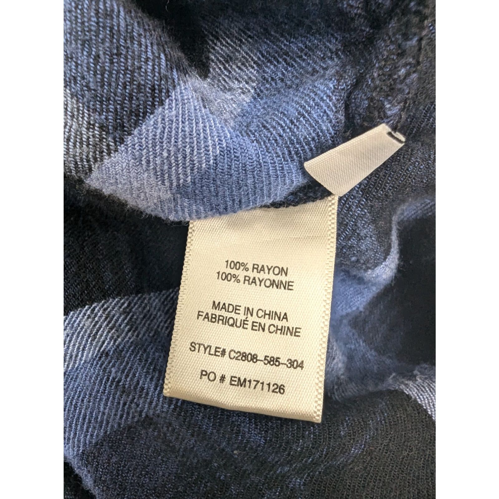 Anthropologie Cloth & Stone Women Blue Plaid Long Sleeve Button Up Shirt L Size L / US 10 / IT 46 - 7 Thumbnail