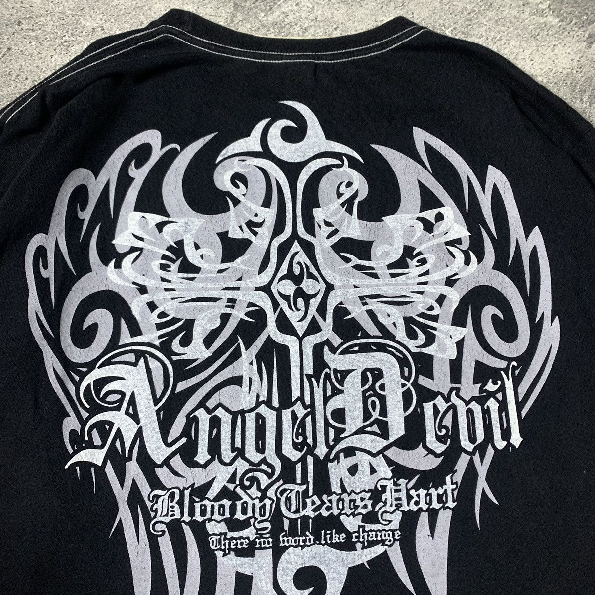 Le Grande Bleu (L.G.B.) Japanese Tribal Gothic Poem TVW Long Sleeve Size US XXL / EU 58 / 5 - 6 Thumbnail