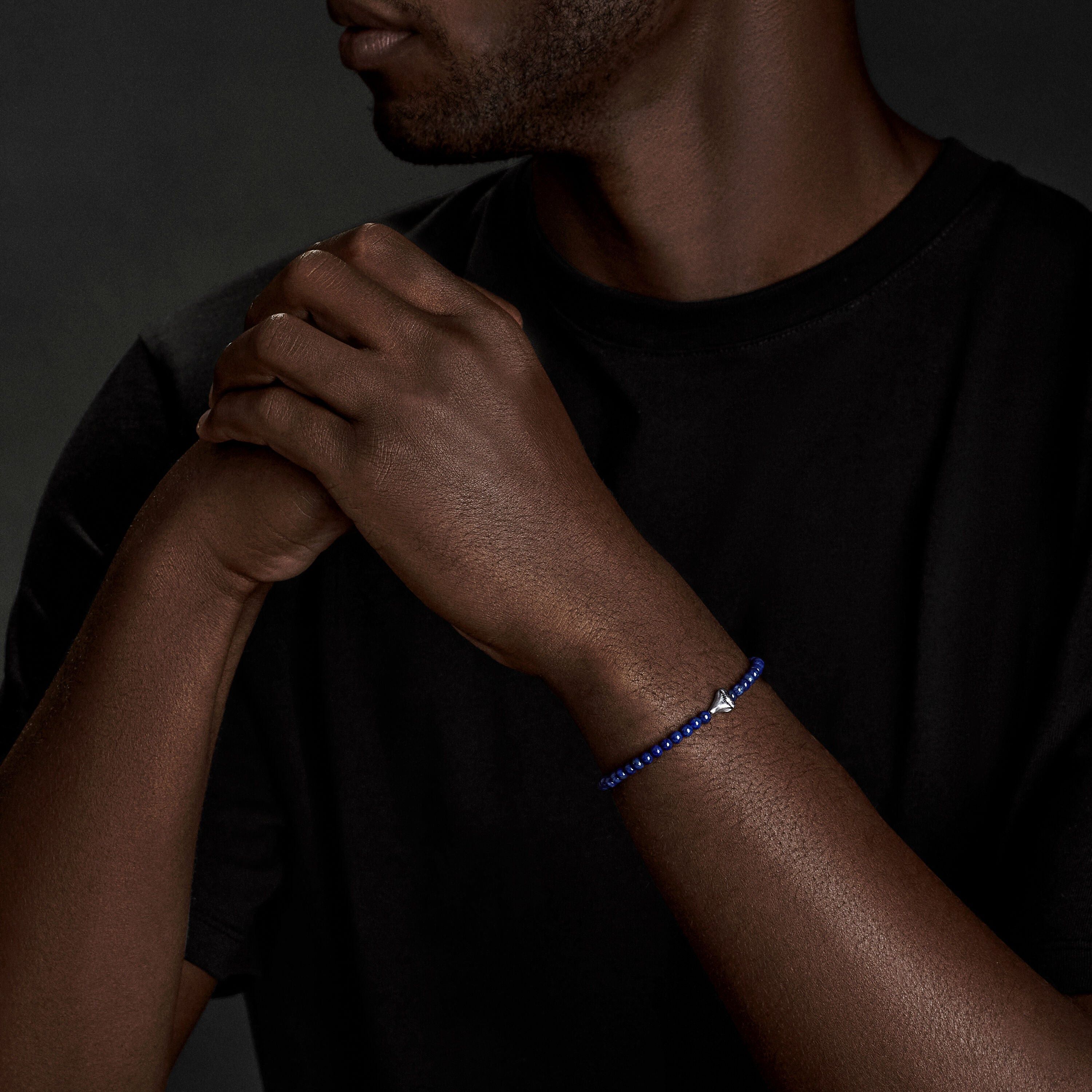 David Yurman o1w1db10526 B25680M /Size:L/Spiritual Bracelet in Blue Size ONE SIZE - 2 Thumbnail