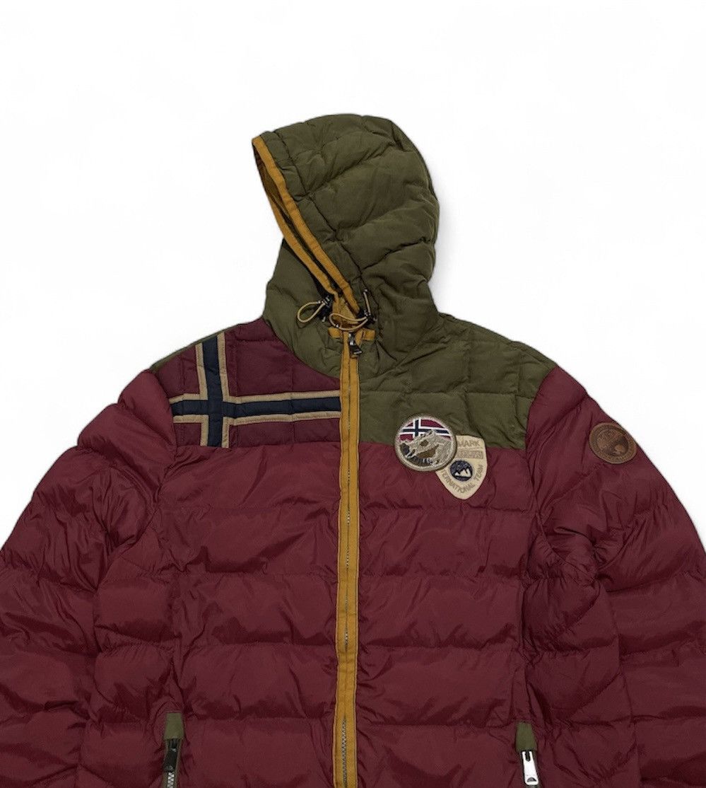 Napapijri AW16 Burgundy ARP Down Jacket Size US L / EU 52-54 / 3 - 3 Thumbnail
