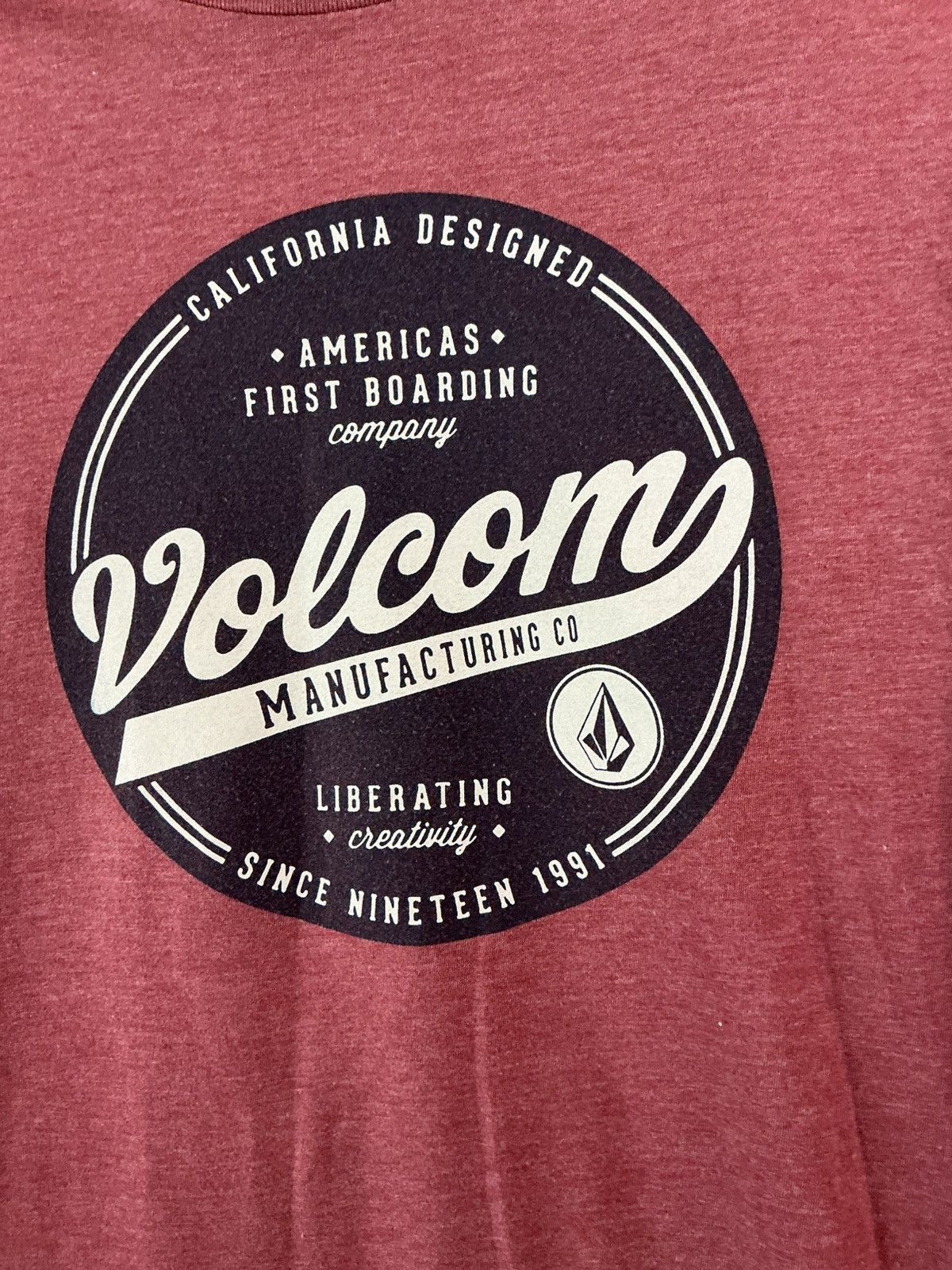 Volcom Volcom Graphic T Shirt Mens Small Logo Skate Surf Tee Size US S / EU 44-46 / 1 - 2 Thumbnail