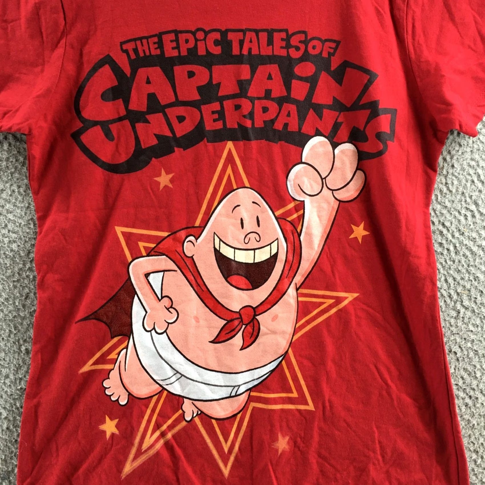 Port & Company Port & Company T-Shirt Womens S Red Fan Favorite Captain Underpants Graphic Tee Size S / US 4 / IT 40 - 5 Thumbnail