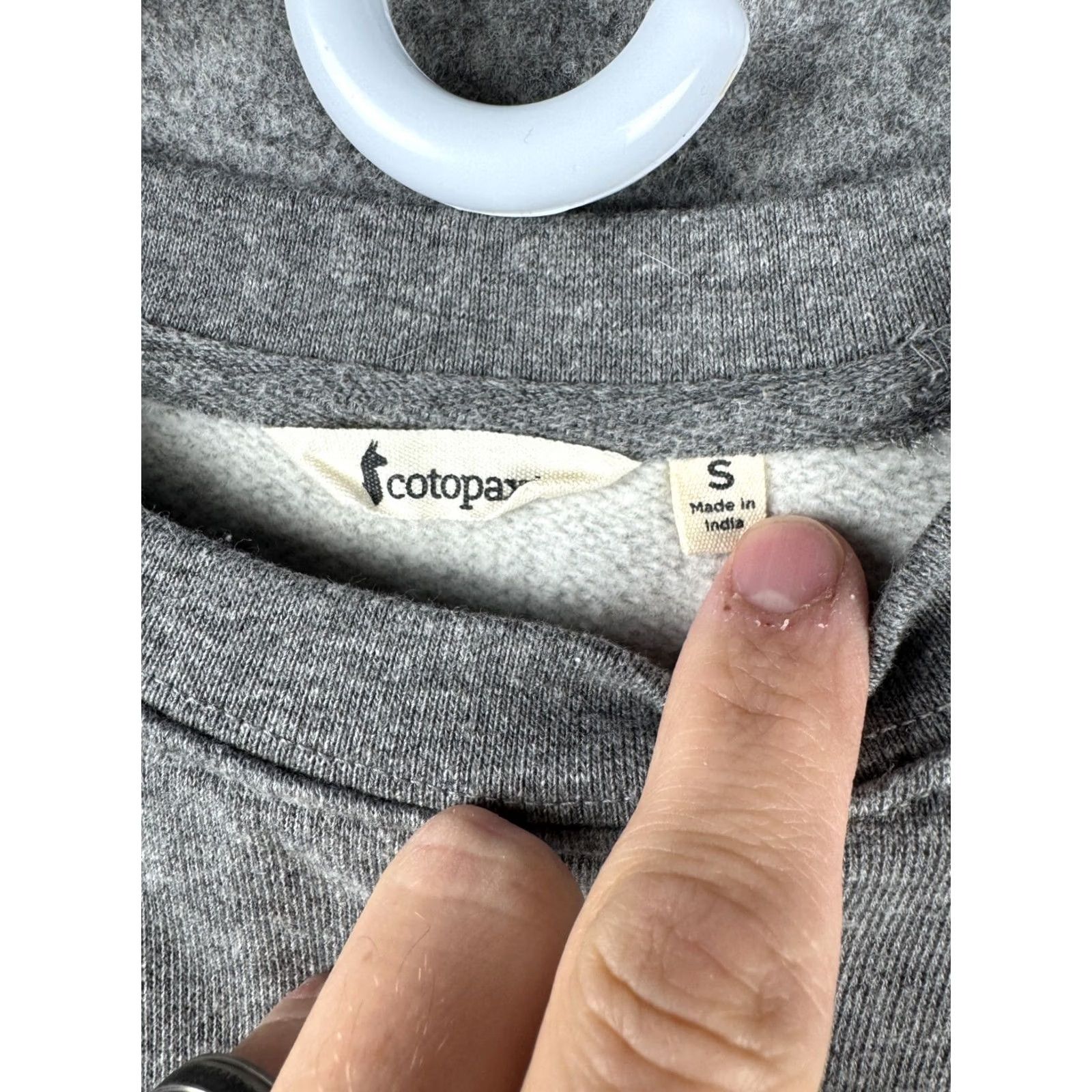 Cotopaxi Cotopaxi Do Good Sweatshirt Womens Small Gray Pullover Fleece Crew Gorpcore Size S / US 4 / IT 40 - 5 Thumbnail