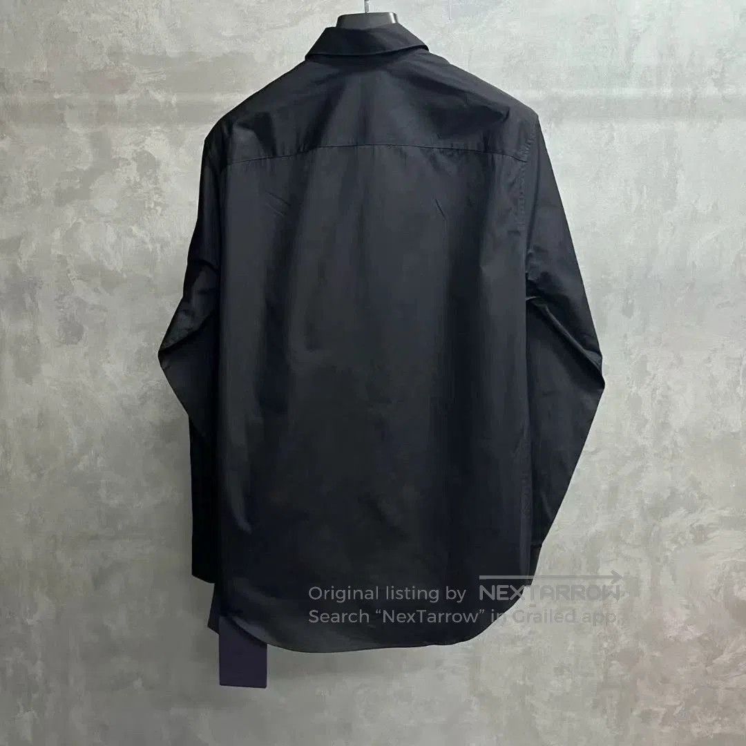 Prada prada logo cotton long sleeve shirt. Size US S / EU 44-46 / 1 - 2 Thumbnail